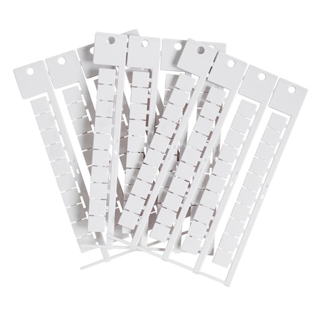 Brady Terminal Block Tag Polycarbonate 10.00 mm H x 10.00 mm W Box of 640 Pieces, 640PK SA4298